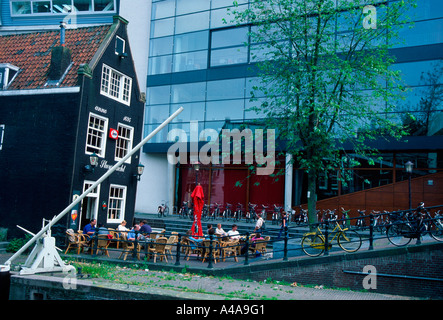 Cafe 'De Sluyswacht' / Amsterdam Foto Stock