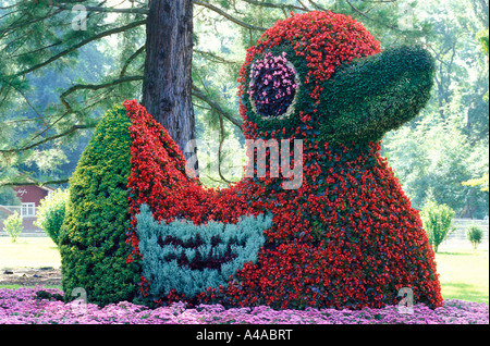 Arte topiaria da Isola di Mainau Germania Europa Foto Stock