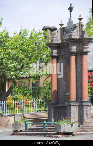 Machynlleth Memoriale di guerra Foto Stock