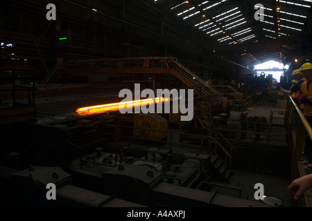 All'interno della fabbrica OneSteel Whyalla Australia Foto Stock