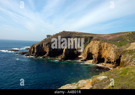 Cornish litorale vicino Land's End Foto Stock