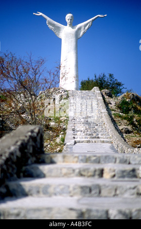 Statua del Cristo Redentore Maratea Basilicata Italia Foto Stock