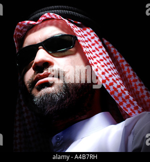 Arab Man. Foto di Patrick acciaio. patricksteel Foto Stock