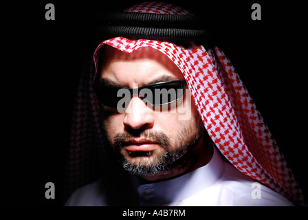 Arab Man. Foto di Patrick acciaio. patricksteel Foto Stock