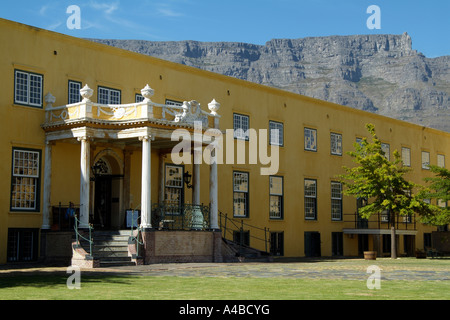 Il Castello di Buona Speranza e Table Mountain.Città del Capo Sud Africa. Foto Stock