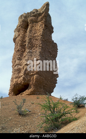 Vingerclip eroso table mountain Damaraland Namibia Africa Foto Stock