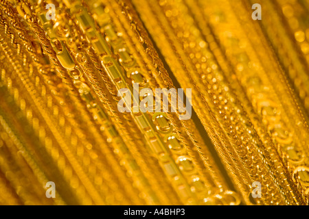 Kuwait vicino al Gold Soukh - catene d'oro sul display Foto Stock