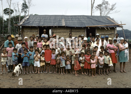 Invasione di terra comunità al Utumuju, Bahia, Brasile Foto Stock