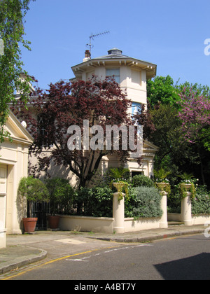 Park Village West Regent's Park a Camden London REGNO UNITO Foto Stock