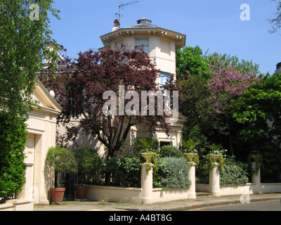 Park Village West Regent's Park a Camden London REGNO UNITO Foto Stock