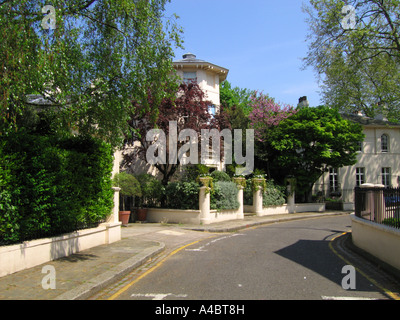 Park Village West Regent's Park a Camden London REGNO UNITO Foto Stock