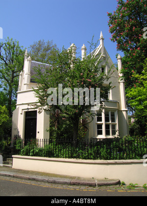 Park Village West Regent's Park a Camden London REGNO UNITO Foto Stock