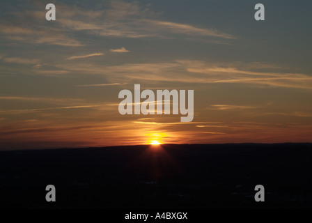 Montare Tom membro Prenotazione in Holyoke, Massachusetts, STATI UNITI D'AMERICA, Metacomet Monadnock M M Trail Foto Stock