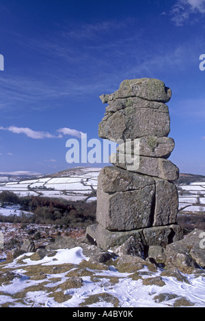 Bowerman del naso su Hayne giù, Manaton, Parco Nazionale di Dartmoor. Devon. XPL 4705-441 Foto Stock