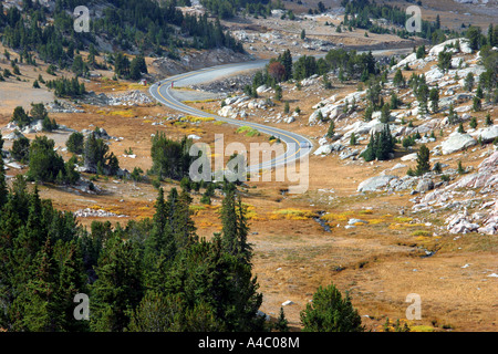 Beartooth Highway, montana, wyoming Foto Stock