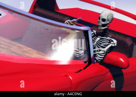 Il joyrider. Foto Stock