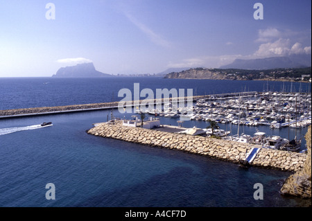 Vista costiera Costa Blanca Spagna Foto Stock