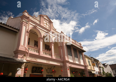 Malesia Malacca bottega cinese facciata Foto Stock