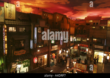 Ramen noodle hakubutsukan muesum in Shin Yokohama, vicino a Tokyo, Giappone. Foto Stock