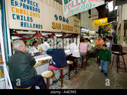 Soda (café) in San José Mercado Central, Valle Central & Highlands, Costa Rica Foto Stock