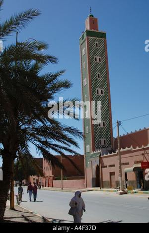 Moschea in Erfoud Marocco Foto Stock