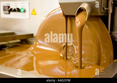 Macchina di cioccolato Foto Stock