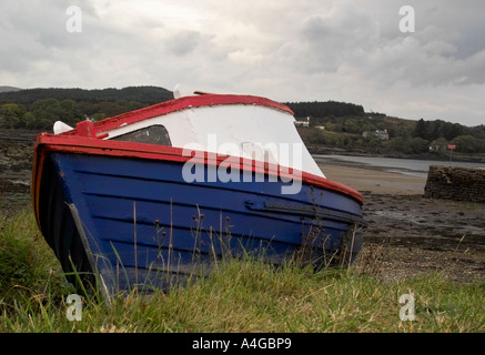 Barca da pesca, Broadford, Isola di Skye, Highlands Occidentali, Scozia Foto Stock