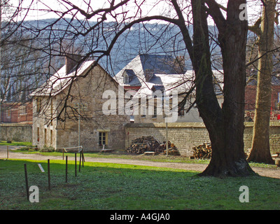 L'Abbazia Abbaye de Jumieges Rouen Calvados Normandia Francia Europa Foto Stock