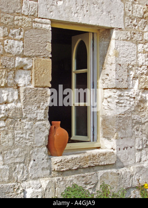 L'Abbazia Abbaye de Jumieges Rouen Calvados Normandia Francia Europa Foto Stock