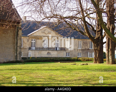 I siti turistici di Caen Calvados Normandia Francia Europa il Castello Citadel Chateau Foto Stock