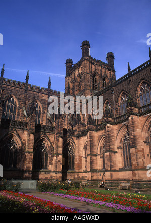 St Werburgh la cattedrale di Chester Cheshire England Regno Unito Foto Stock