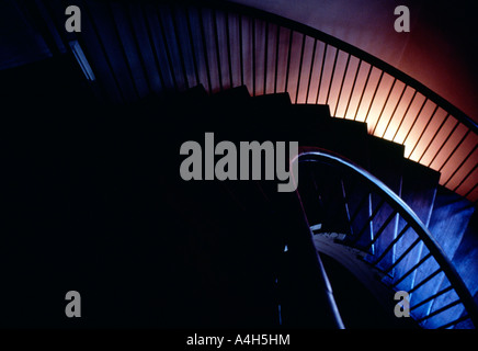 Scala a chiocciola, Charleston, Carolina del Sud, Stati Uniti d'America, Foto Stock
