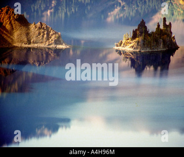 Il cratere del lago Phantom Ship surreale Foto Stock