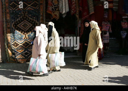 Marrakech marocco donne arabe Foto Stock