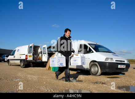 RSPCA officer a lavoro, Gran Bretagna REGNO UNITO Foto Stock