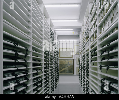 RIBA sale lettura V&UN MUSEO DI LONDRA, REGNO UNITO Foto Stock