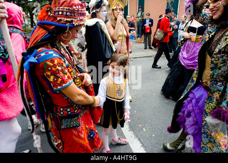 Mardi Gras o stagione di carnevale a New Orleans, Foto Stock