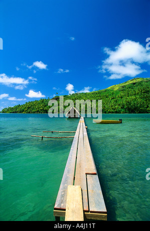 Huahine Polinesia Francese Foto Stock