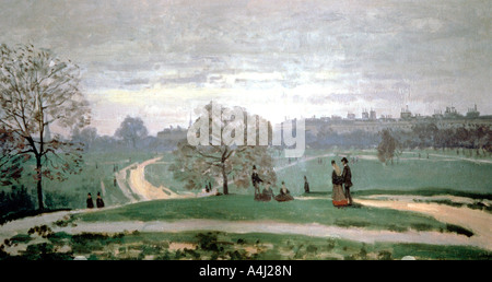 "Hyde Park, Londra, 1871. Artista: Claude Monet Foto Stock