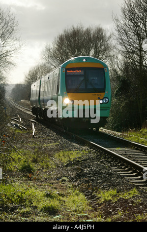 Treno locale nei pressi di segala East Sussex Regno Unito Foto Stock
