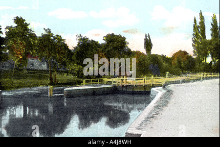 Iffley Lock, xx secolo. Artista: sconosciuto Foto Stock