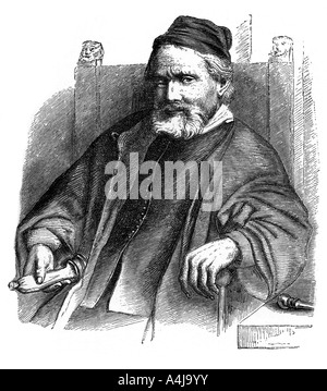 Jan Lutma, orafo e argentiere, 1656, (1870). Artista: sconosciuto Foto Stock