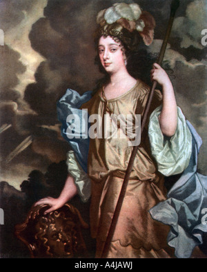 "Barbara Villiers, duchessa di Cleveland, contessa di Castlemaine', c1660s.Artista: Peter Lely Foto Stock