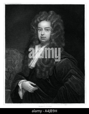 John Somers, primo Baron Somers, Signore alto Cancelliere di Inghilterra, (1833).Artista: TA Dean Foto Stock