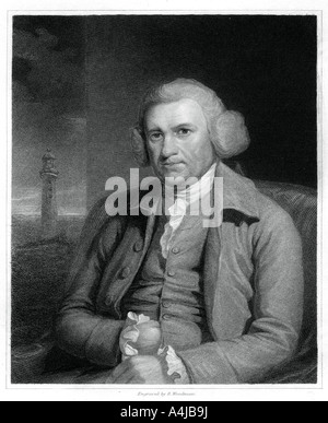 John Smeaton, inglese ingegnere civile, (1833).Artista: R Woodman Foto Stock