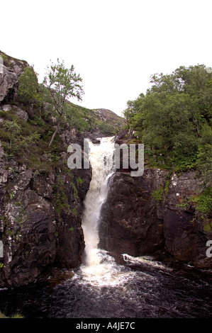 Cascate del Kirkaig Scozia. Foto Stock