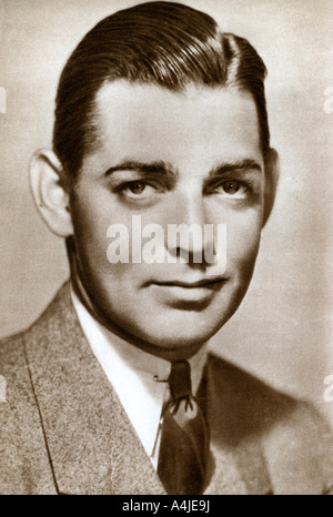 Clark Gable, attore americano, 1933. Artista: sconosciuto Foto Stock