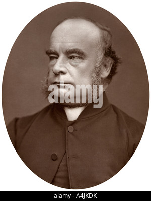 Diritto Rev William Connor Magee, DD, Vescovo di Peterborough, 1877.Artista: Lock & Whitfield Foto Stock