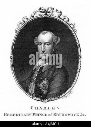 Carlo, Duca di Brunswick Luneburg e Wolfenbüttel.Artista: Taylor Foto Stock