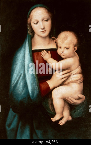 "Madonna del Granduca", 1504. Artista: Raffaello Foto Stock